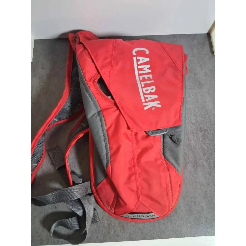 CamelBak HydroBak Hydration Pack Red Grey Lightweight Cycling Hiking Backpack
